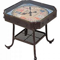 столик приставной antique clock черный в Таганроге