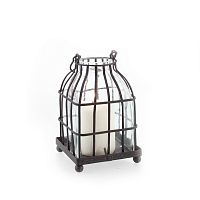 подсвечник-фонарь металлический со стеклом bird in cage i, 15 см в Таганроге
