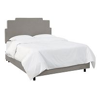 кровать двуспальная 160х200 серая paxton gray linen в Таганроге