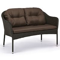 плетеный диван коричневый brown в Таганроге