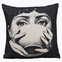 арт-подушка tea time fornasetti в Таганроге