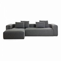 диван blok sofa 3 левый угол темно-серый от la forma (ex julia grup) в Таганроге