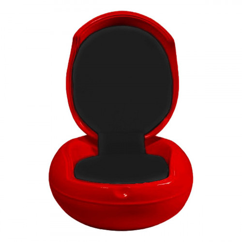 кресло garden egg chair красно-черное в Таганроге