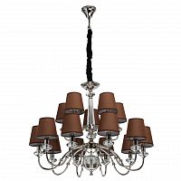 подвесная люстра mw-light софия 7 355013715 коричневая в Таганроге