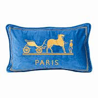 декоративная подушка old paris голубой в Таганроге