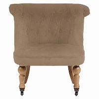 кресло amelie french country chair светло-коричневое в Таганроге