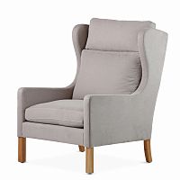 кресло wingback серый в Таганроге