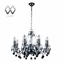 подвесная люстра mw-light барселона 313010208 черная в Таганроге