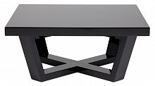 стол журнальный oak black varnish чёрный, лак в Таганроге