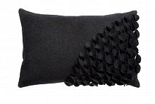 подушка с объемным узором alicia dark gray в Таганроге