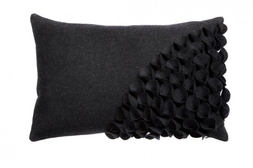 подушка с объемным узором alicia dark gray в Таганроге