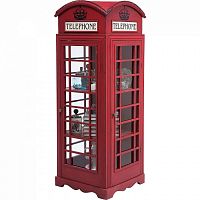 шкаф-витрина london telephone красный в Таганроге