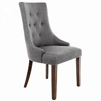 стул деревянный elegance dark walnut / fabric grey в Таганроге