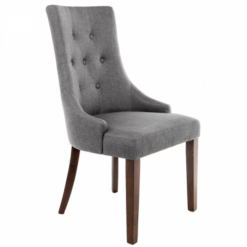 стул деревянный elegance dark walnut / fabric grey в Таганроге