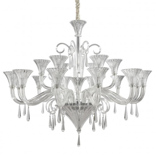 подвесная люстра ideal lux santa sp18 хром в Таганроге