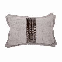 декоративная подушка handwork exclusive прямоугольная светло-серая в Таганроге