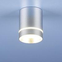 потолочный светодиодный светильник elektrostandard dlr021 9w 4200k хром матовый 4690389102943 в Таганроге
