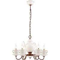 подвесная люстра arte lamp servizio a6483lm-6wh в Таганроге