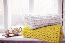 плед нежность жёлтый большой в Таганроге