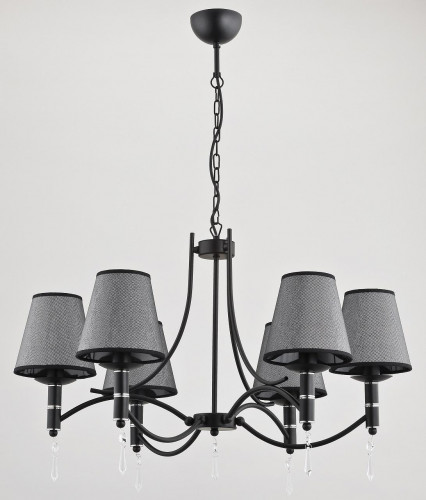 подвесная люстра alfa abil black silver 22966 в Таганроге
