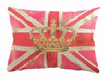 большая подушка с британским флагом crown pink в Таганроге
