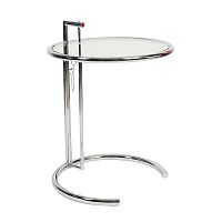 стол журнальный eileen gray style cocktail table e-1027 прозрачный в Таганроге