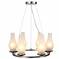 подвесная люстра arte lamp lombardy a6801sp-6br белая в Таганроге
