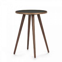стол кофейный sputnik высота 55 black and brown коричневы в Таганроге