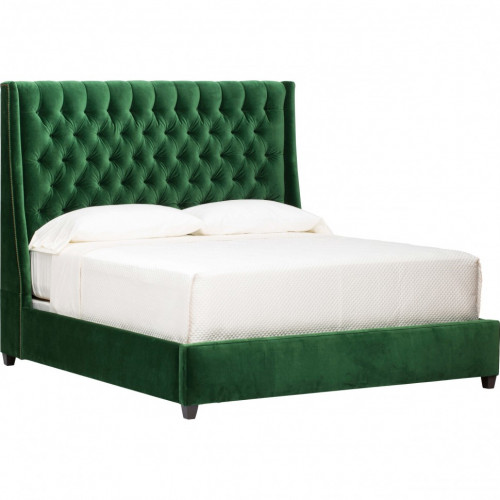 кровать двуспальная 160х200 зеленая emerald в Таганроге