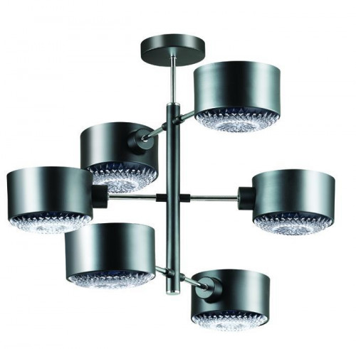 потолочная люстра lumion jared 3741/6c черная в Таганроге