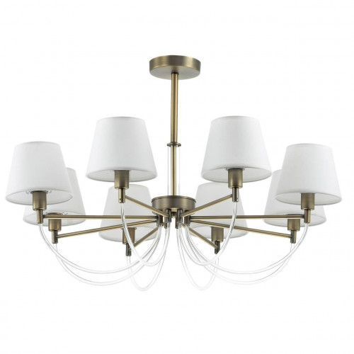 подвесная люстра lumion dakota 3702/8c белая в Таганроге
