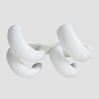 потолочная светодиодная люстра ambrella light orbital cloud fc11/4 wh 80w d620*500 в Таганроге