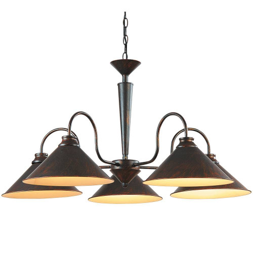 подвесная люстра arte lamp cone a9330lm-5br в Таганроге