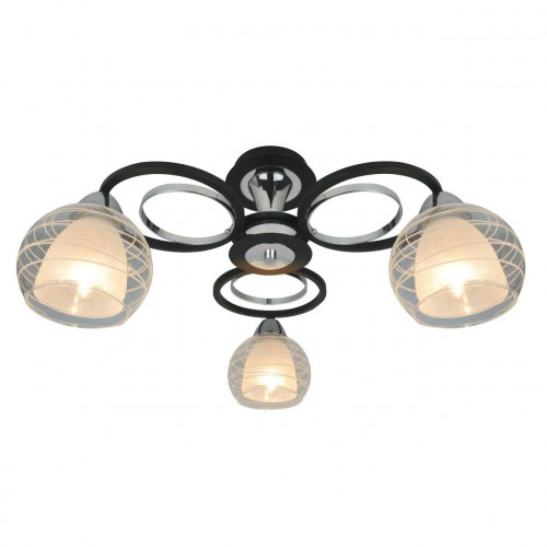 потолочная люстра arte lamp ginevra a1604pl-3bk в Таганроге