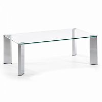 журнальный столик corner 110x60 со стеклянной столеницей c363c07 от la forma (ex julia grup) в Таганроге
