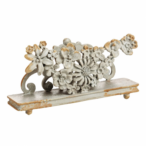 подставка для визиток pewter flower серая в Таганроге
