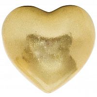 фигурка сердечко 7,6х7,1х4,6 золотое в Таганроге