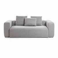 диван blok sofa 2 светло-серый от la forma (ex julia grup) в Таганроге