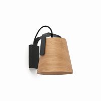 stood бра черное + wood e27 max 20w от faro в Таганроге