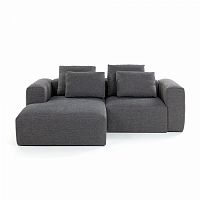 диван blok sofa 2 левый угол темно-серый от la forma (ex julia grup) в Таганроге