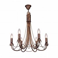 подвесная люстра toplight lucinda tl7350d-06br в Таганроге