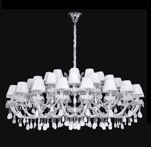 подвесная люстра crystal lux blanca sp45 белая в Таганроге