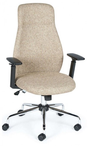 кресло для руководителя norden chairs милан, обивка: текстиль, цвет: ткань светло-бежевая в Таганроге
