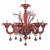 подвесная люстра ideal lux ca vendramin sp6 rosso в Таганроге