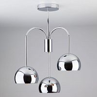 подвесная люстра eurosvet solario 70067/3 хром в Таганроге