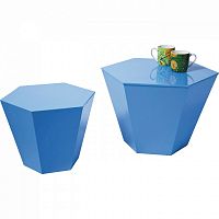 столик кофейный hexagon синий в Таганроге