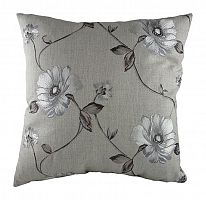 подушка с цветочным орнаментом gray flowers в Таганроге