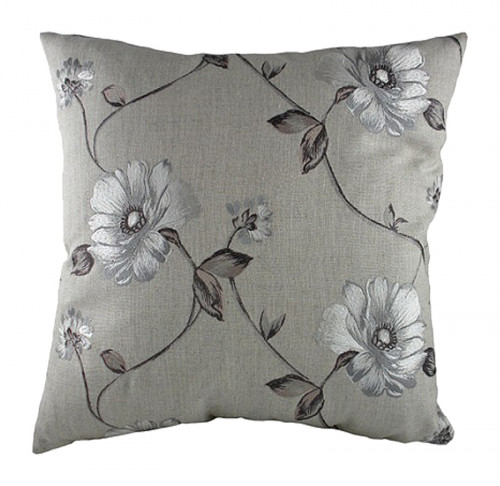 подушка с цветочным орнаментом gray flowers в Таганроге