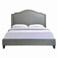 кровать двуспальная 160х200 серая cassis upholstered в Таганроге