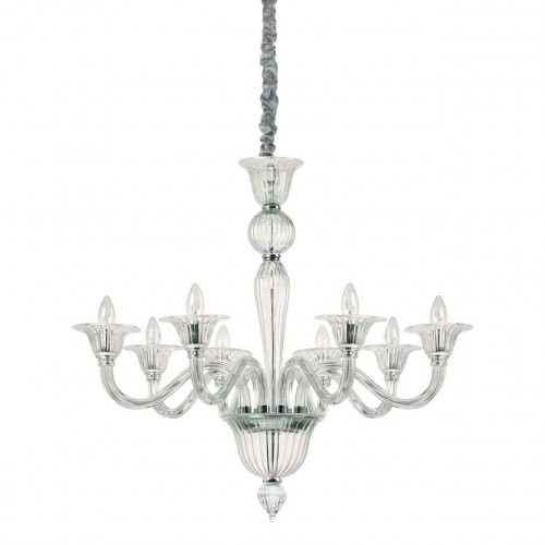 подвесная люстра ideal lux brigitta sp8 trasparente в Таганроге